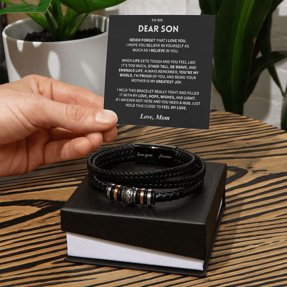 Jewelry Bracelet Son Gift- Believe In Yourself
