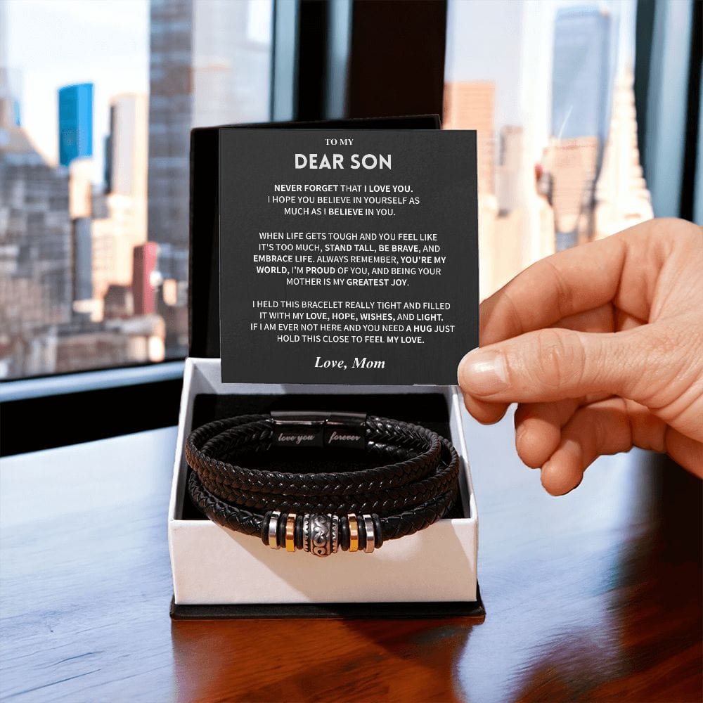 Jewelry Bracelet Son Gift- Believe In Yourself