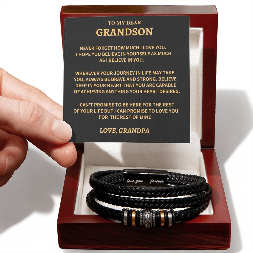 Jewelry Gift For Grandson, From Grandpa Gift For Grandson, From Grandpa