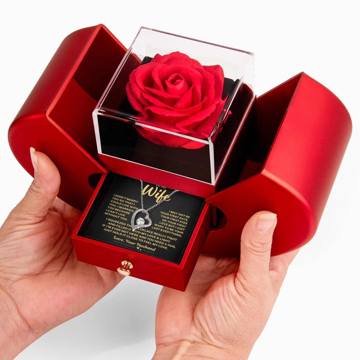 Jewelry Wife Gift~Rose Box Wife Gift~Rose Box