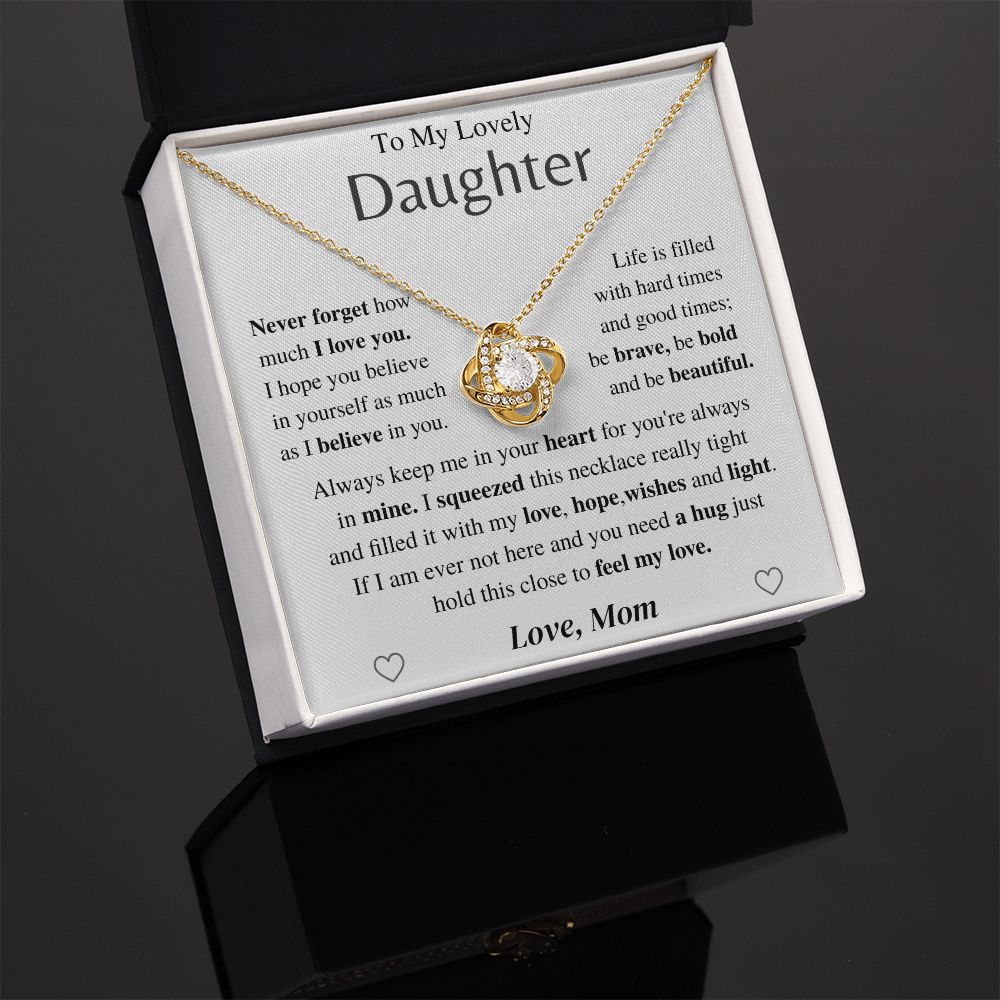 Daughter Gift- Be bold and be beautiful- From Mom