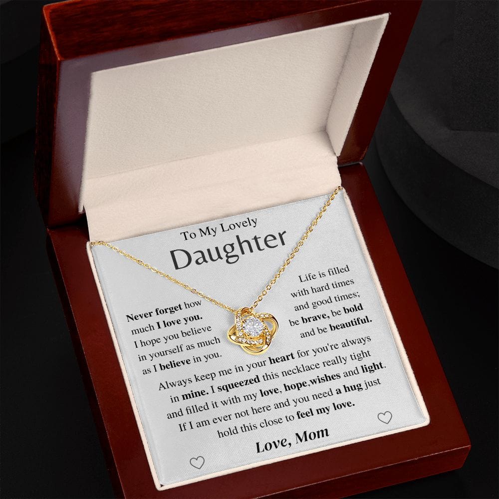 Jewelry Daughter Gift- Be bold and be beautiful- From Mom