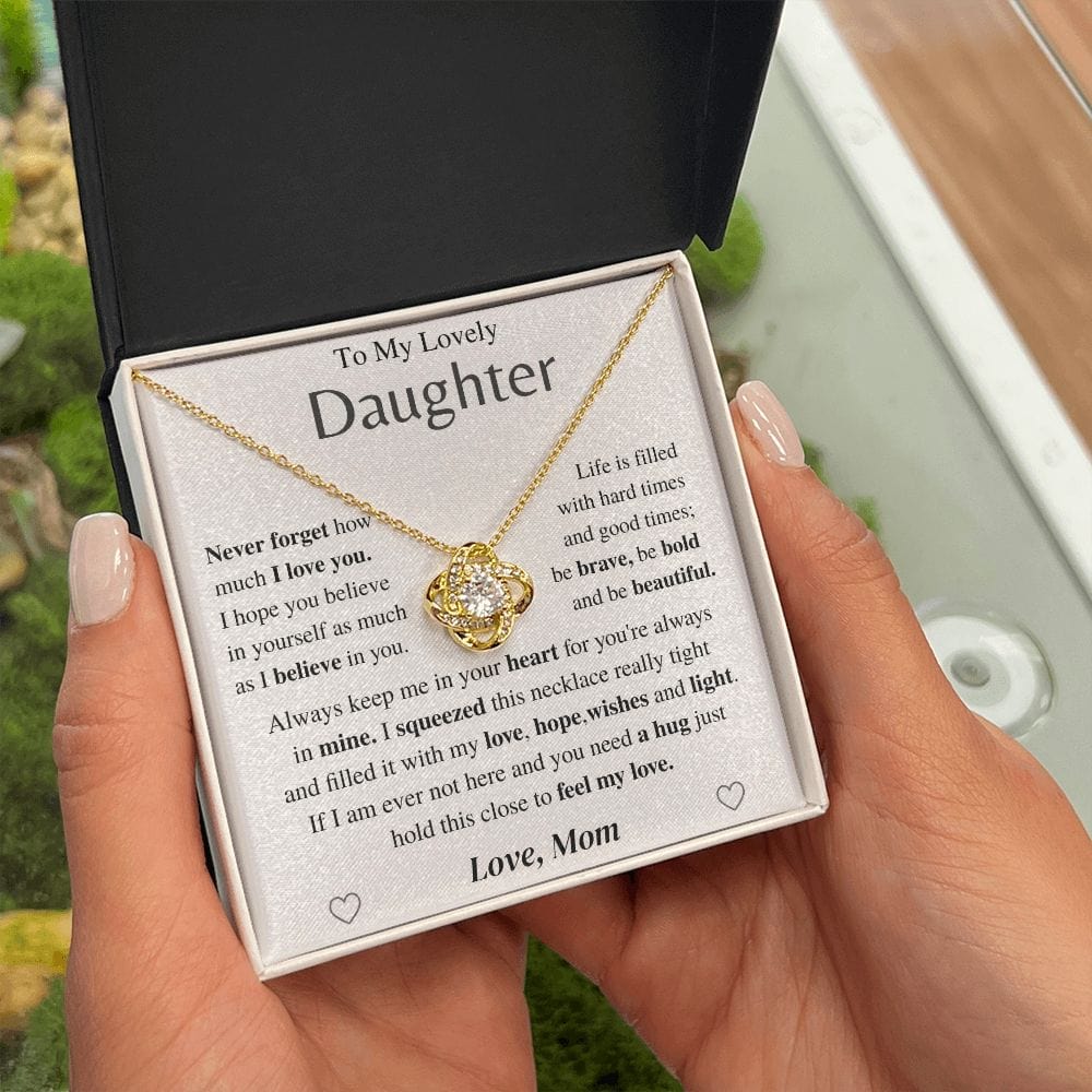 Jewelry Daughter Gift- Be bold and be beautiful- From Mom