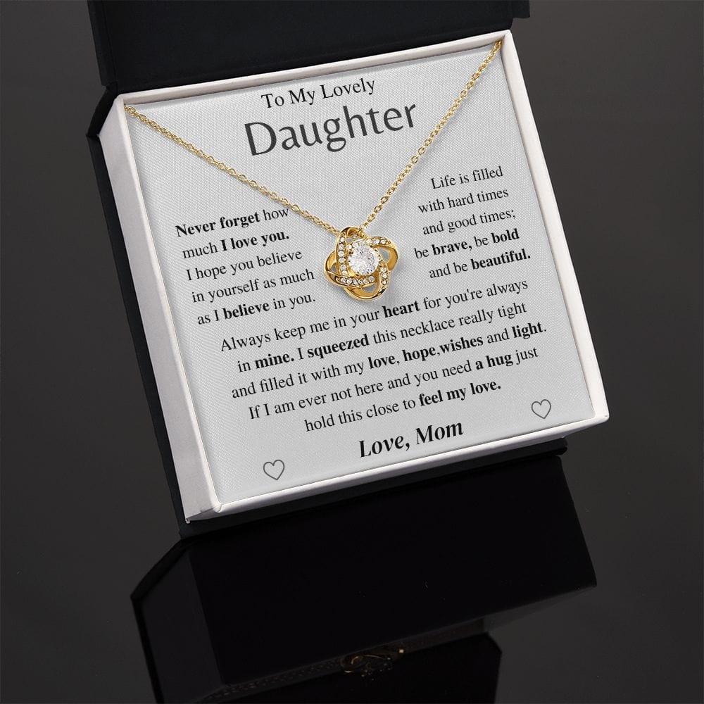 Jewelry Daughter Gift- Be bold and be beautiful- From Mom