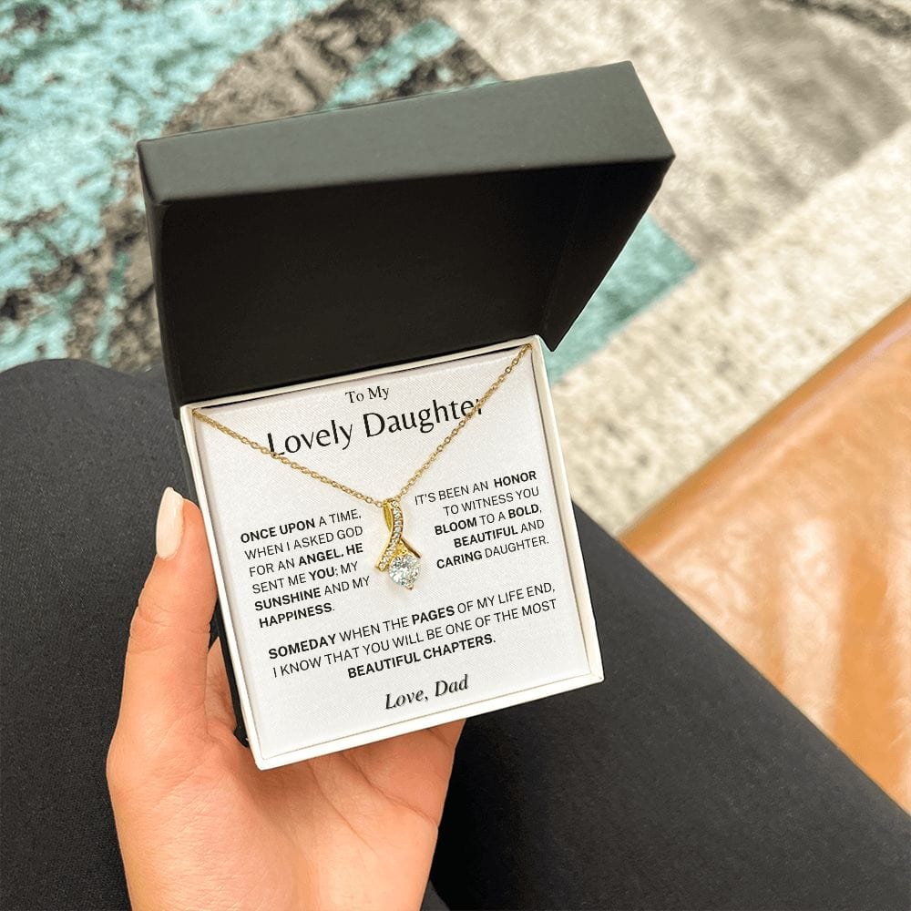 Jewelry Daughter Gift- Bold, Beautiful and Caring- From Dad