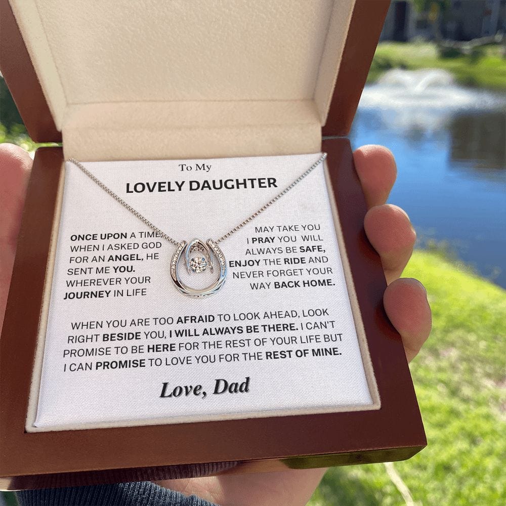 Jewelry Daughter Gift- Will always be there -From Dad