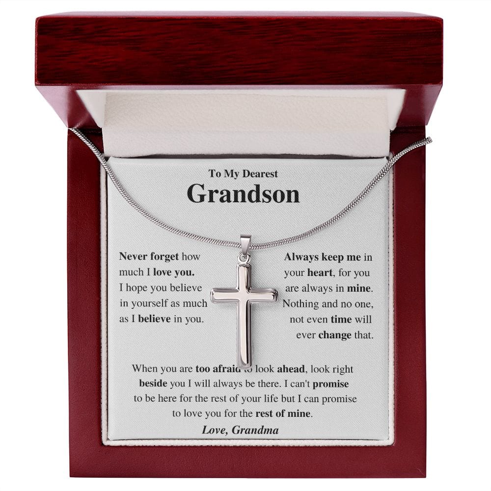 Jewelry Grandson Gift- Always keep me in your heart