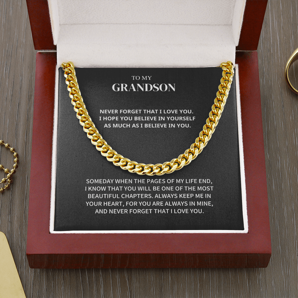 Jewelry Grandson Gift - Beautiful Chapters