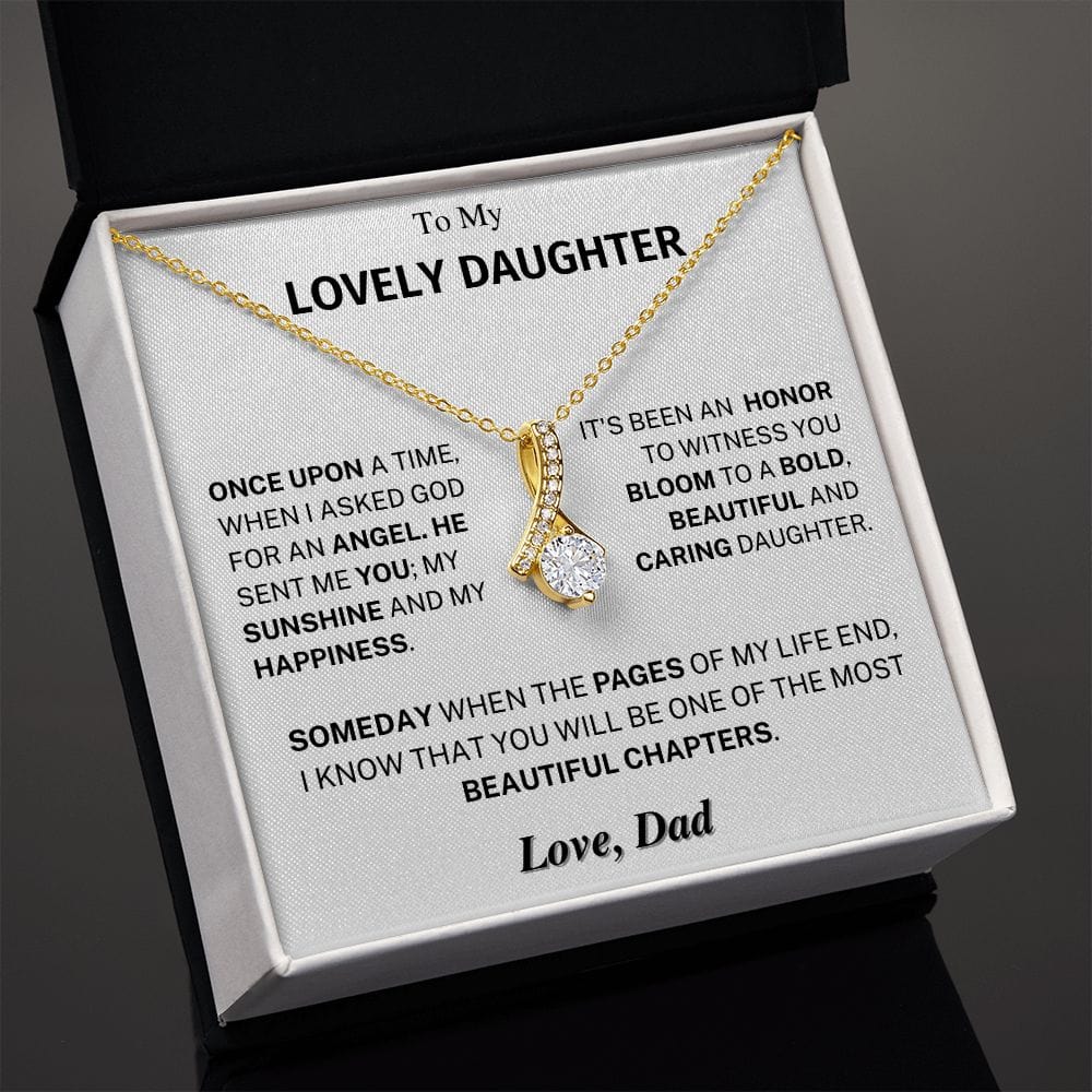 Jewelry Lovely Daughter Gift - Beautiful Chapters- From Dad