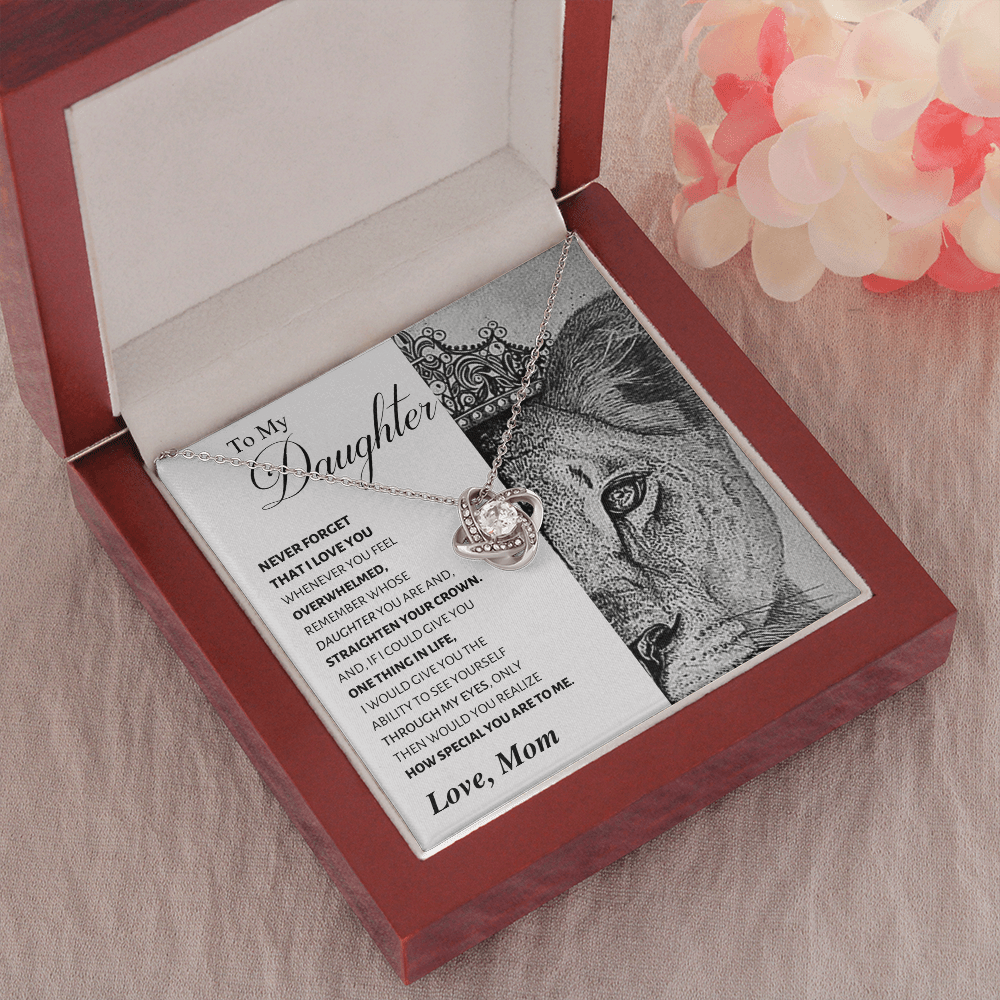 Jewelry Never Forget I Love You; Daughter Gift