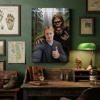 canvas Personalized Bigfoot Selfie Canvas | Custom Bigfoot Adventure Wall Art | Funny Outdoor Couple & Family Gift | Unique Keepsake Personalized Bigfoot Selfie Canvas | Custom Bigfoot Adventure Wall Art | Funny Outdoor Couple & Family Gift | Unique Keepsake