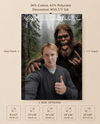 canvas Personalized Bigfoot Selfie Canvas | Custom Bigfoot Adventure Wall Art | Funny Outdoor Couple & Family Gift | Unique Keepsake Personalized Bigfoot Selfie Canvas | Custom Bigfoot Adventure Wall Art | Funny Outdoor Couple & Family Gift | Unique Keepsake