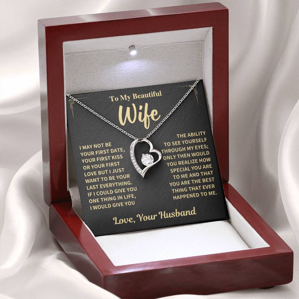 Jewelry Wife Gift-Forever Love Necklace-From Husband