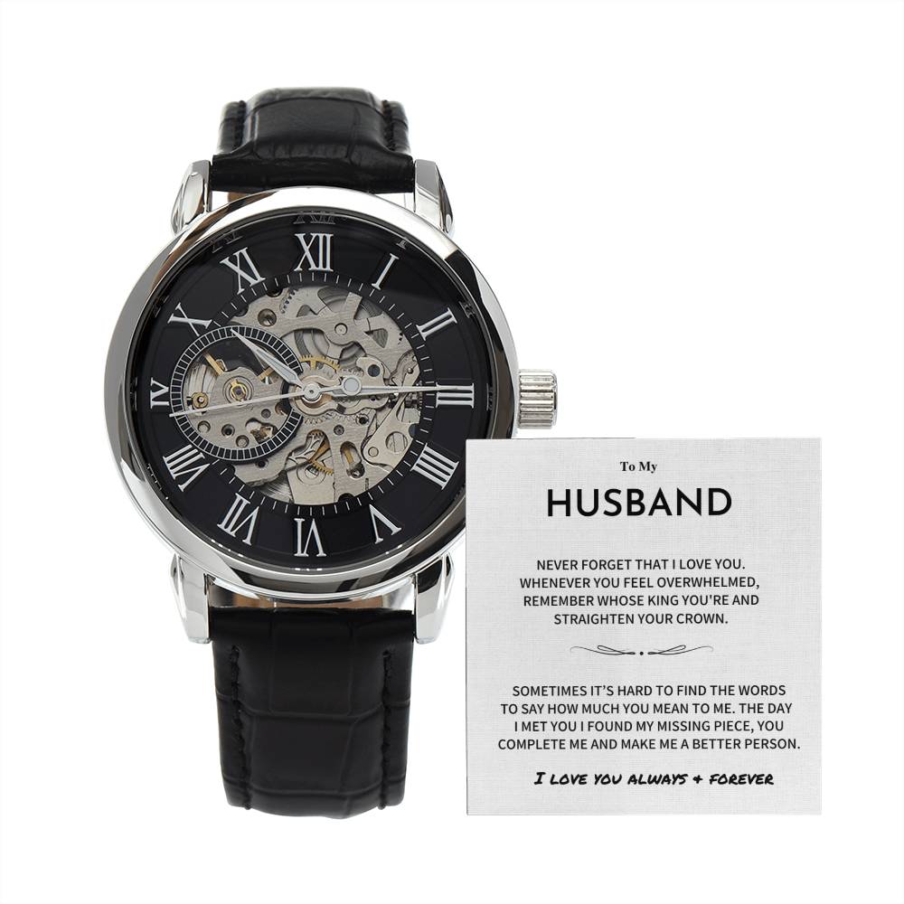 Jewelry Gift For Husband-Openwork Watch