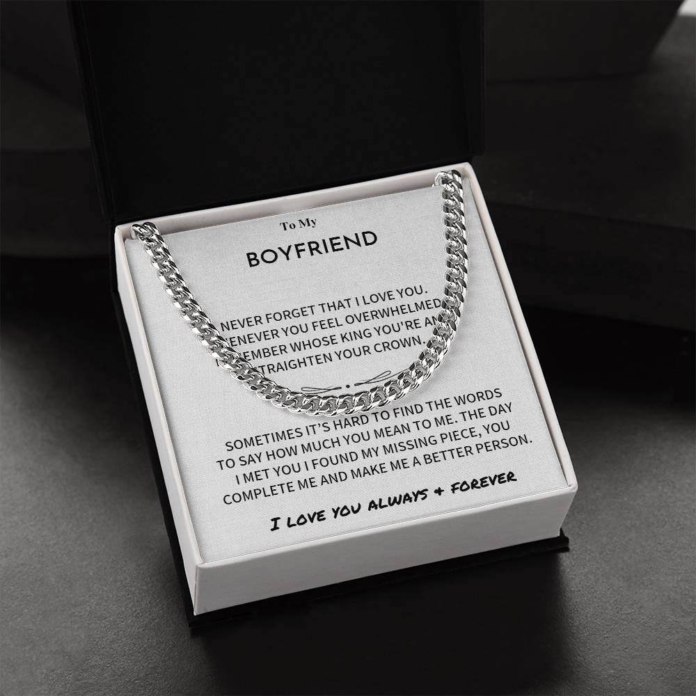 Gift For My Boyfriend-Cuban link Chain
