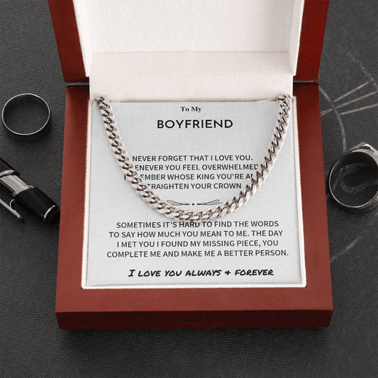 Gift For My Boyfriend-Cuban link Chain