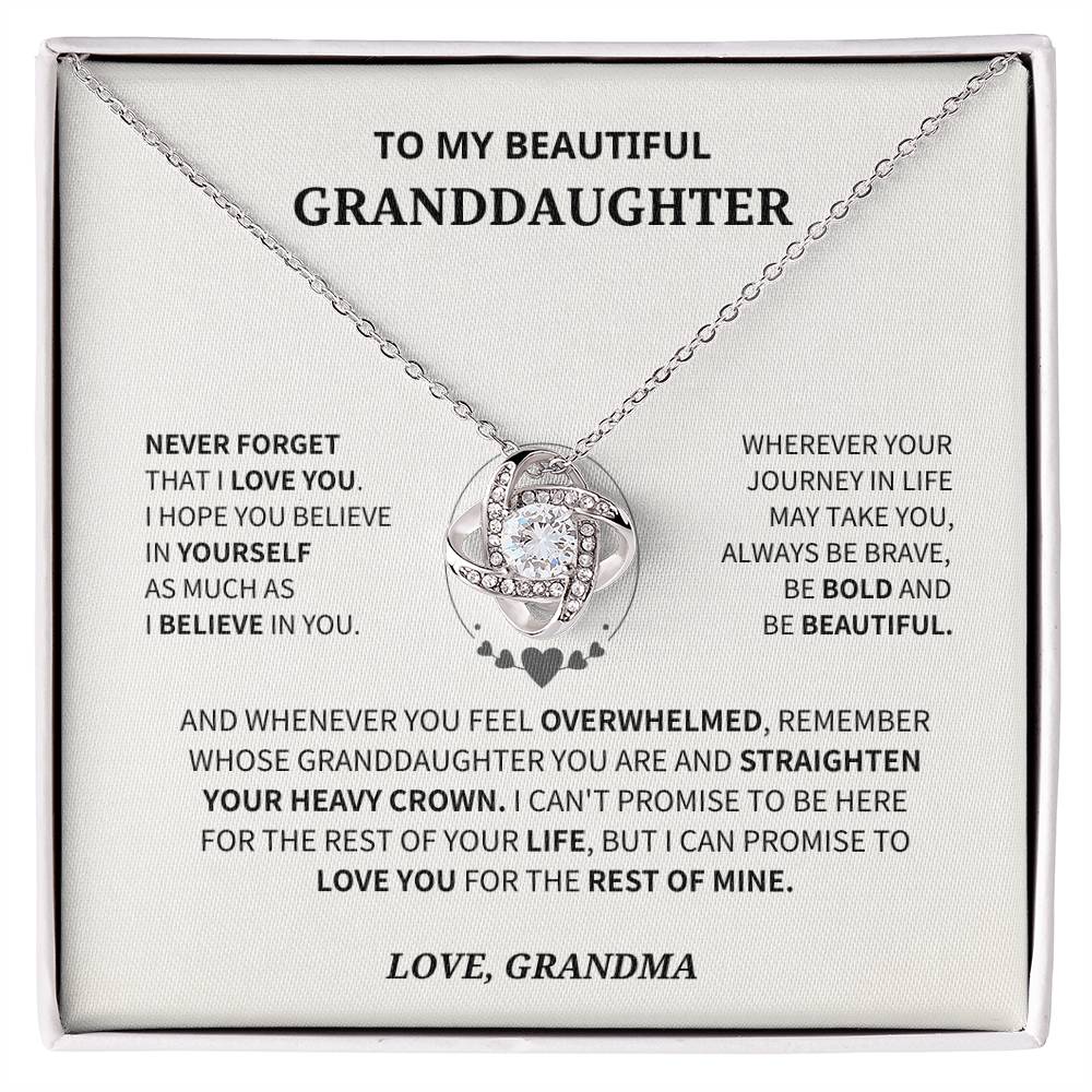 Granddaughter Gift- Straighten Crown