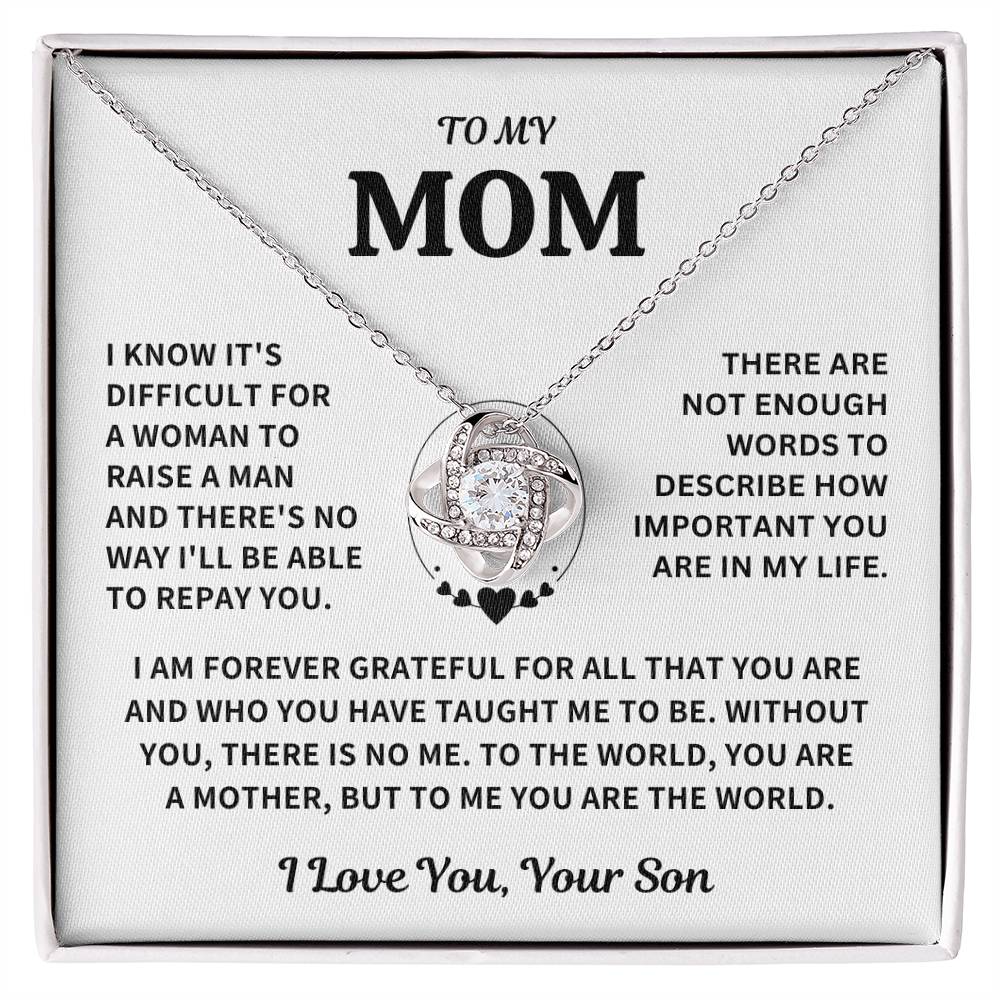 Mom Gift-From Son-Forever Grateful