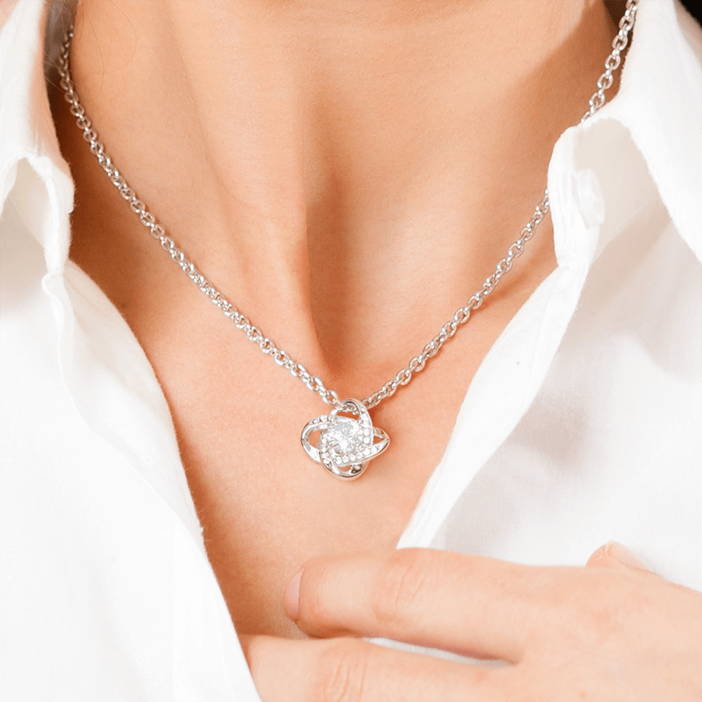 Jewelry Wife Gift-Love Knot Necklace