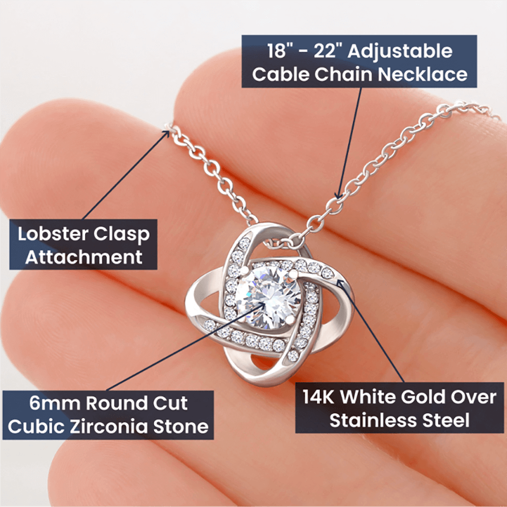 Jewelry Wife Gift-Love Knot Necklace