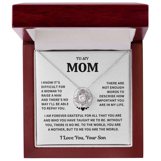 Mom Gift-From Son-Forever Grateful