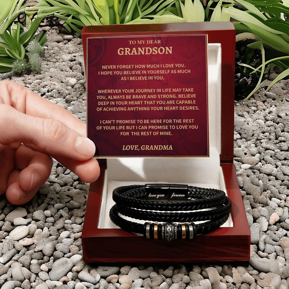 Bracelet Grandson Gift – Family Love Tree