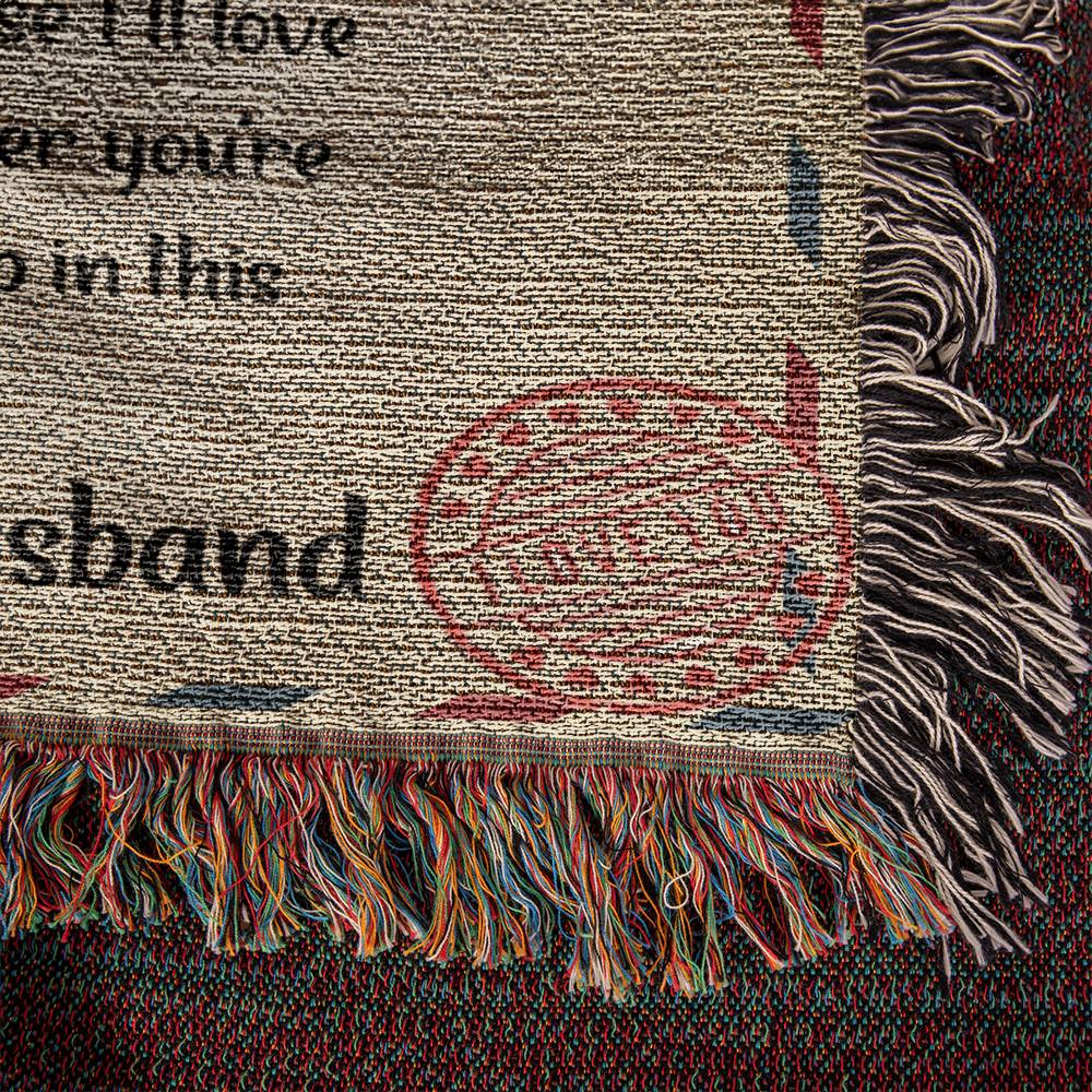 Wife's Gift-Woven Blanket-From Husband