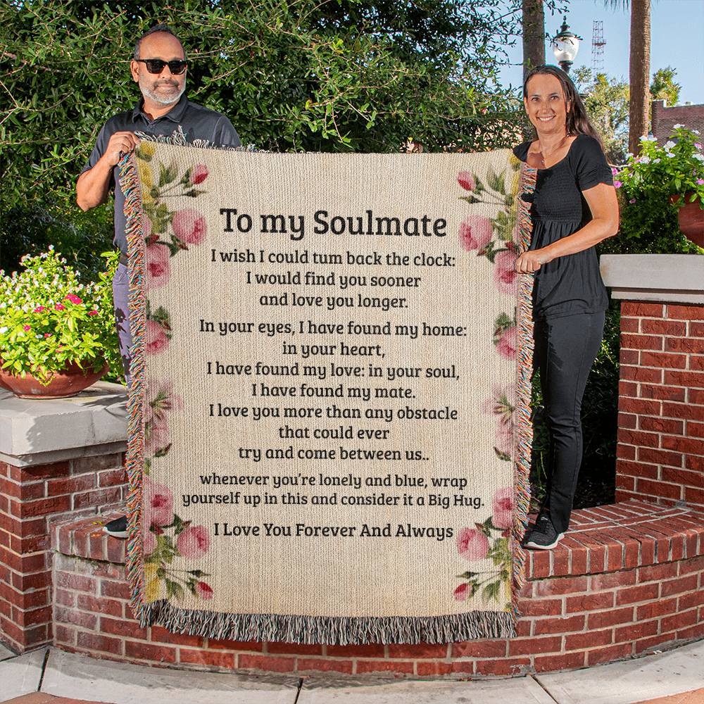 Soulmate Gift-Woven Blanket