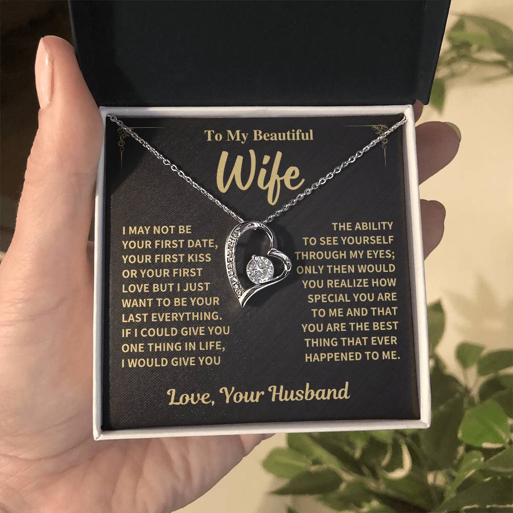 Jewelry Wife Gift-Forever Love Necklace-From Husband