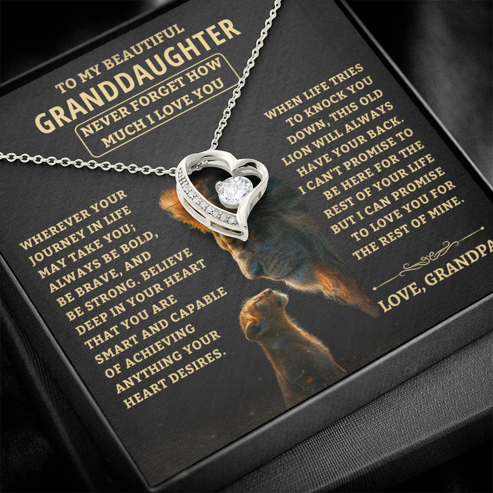 Jewelry Granddaughter Gift-Never Forget