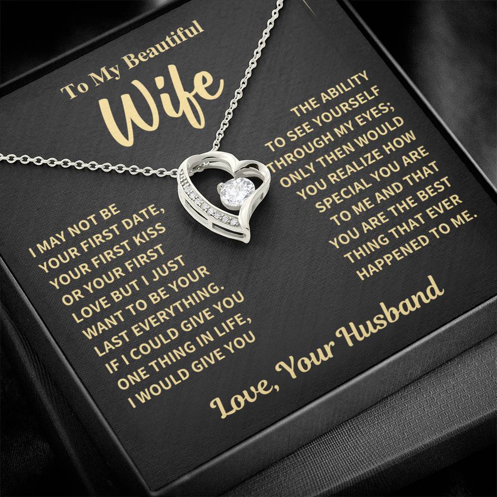 Jewelry Wife Gift-Forever Love Necklace-From Husband