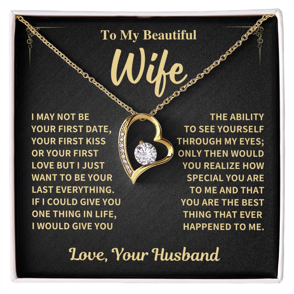 Jewelry Wife Gift-Forever Love Necklace-From Husband