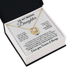 Jewelry Bonus Daughter Gift,"Forever & Always", Knot Necklace Bonus Daughter Gift,"Forever & Always", Knot Necklace