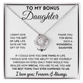 Gift for Bonus Daughter Jewelry
