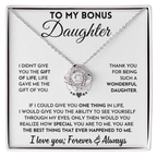 Gift for Bonus Daughter Jewelry
