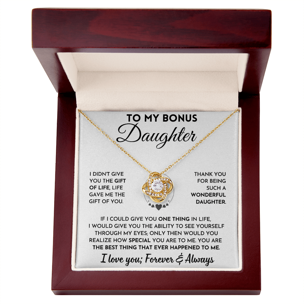 Stepdaughter Heart Pendant Necklace
