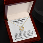 Jewelry Bonus Daughter Gift -Love knot Necklace