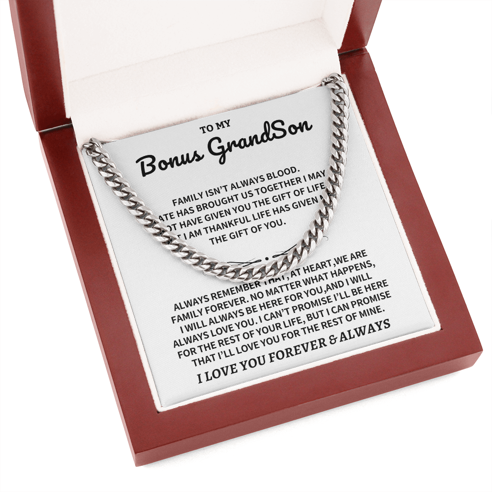 Jewelry Bonus Grandson Gift Bonus Grandson Gift