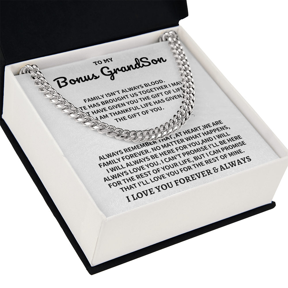 Jewelry Bonus Grandson Gift Bonus Grandson Gift