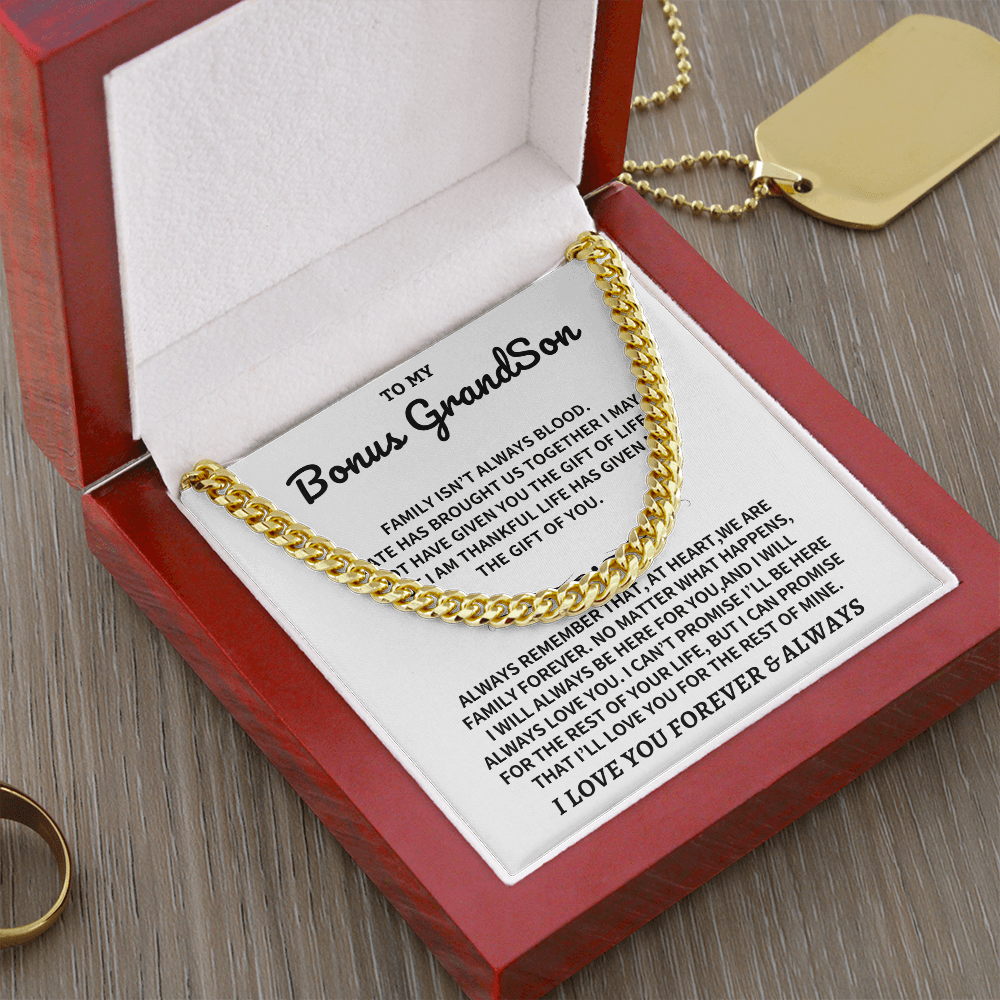 Jewelry Bonus Grandson Gift Bonus Grandson Gift