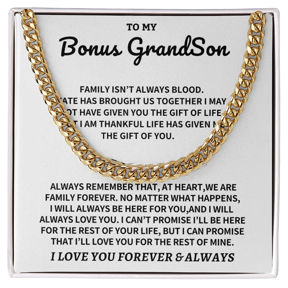 Jewelry Bonus Grandson Gift Bonus Grandson Gift