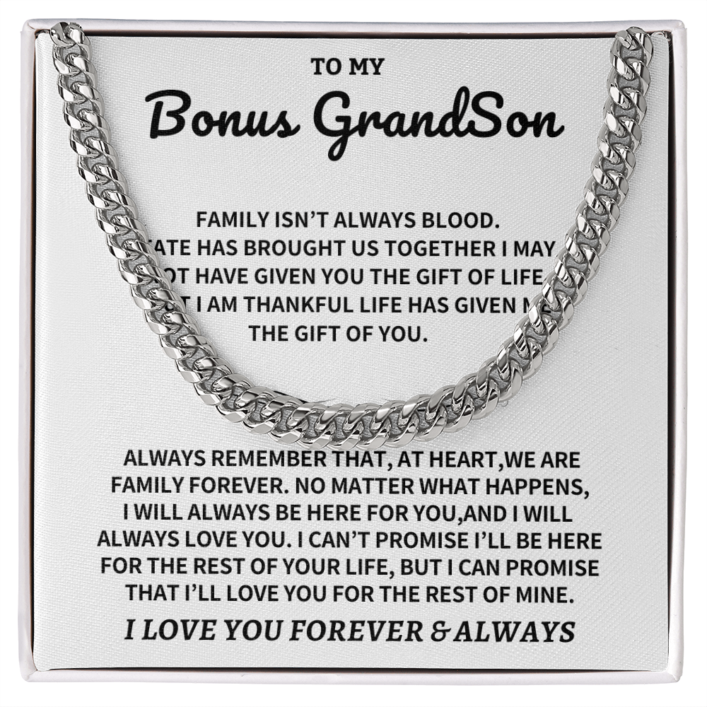 Jewelry Bonus Grandson Gift Bonus Grandson Gift