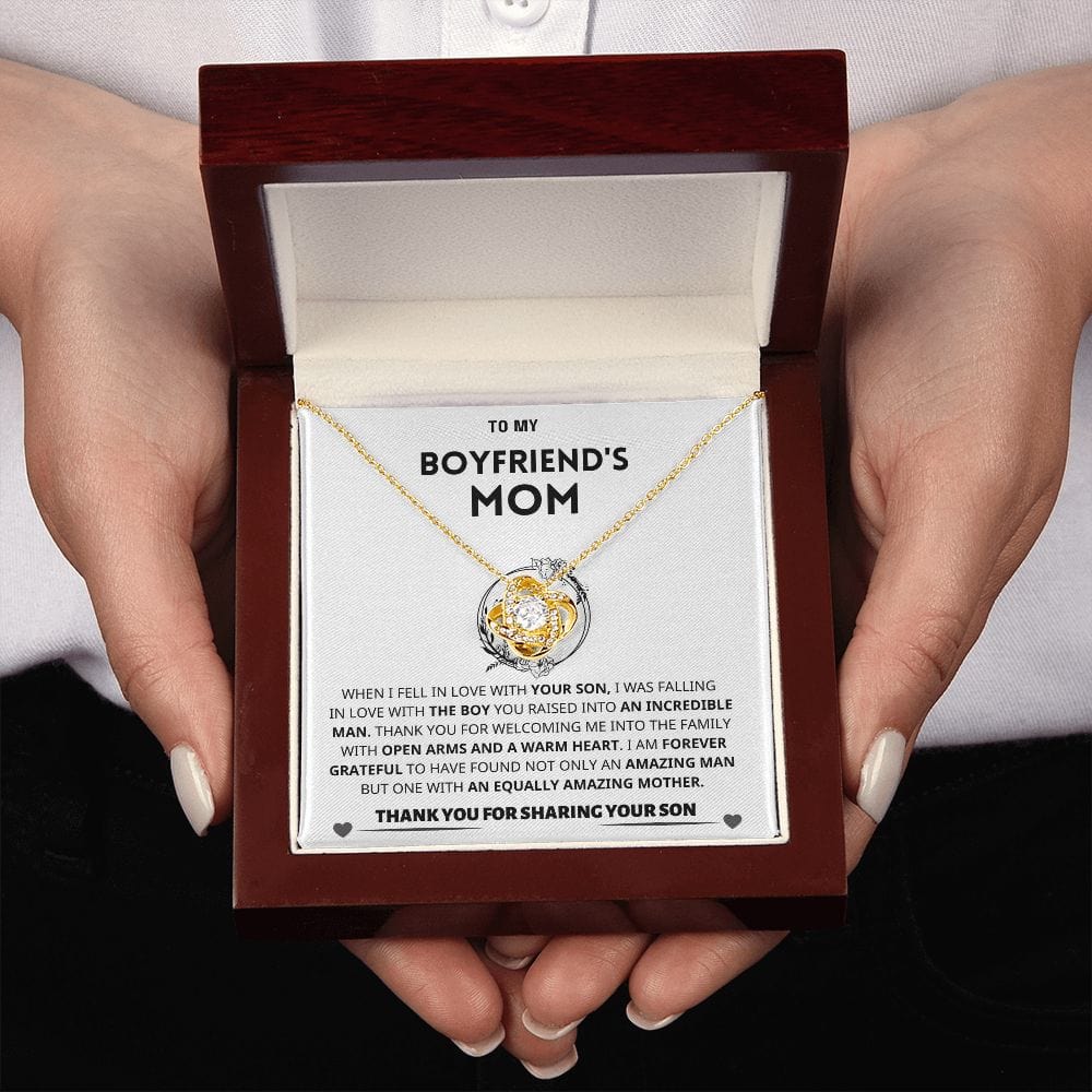 Jewelry Boyfriend's Mom Gift Necklace, "Forever Grateful" Boyfriend's Mom Gift Necklace, "Forever Grateful"