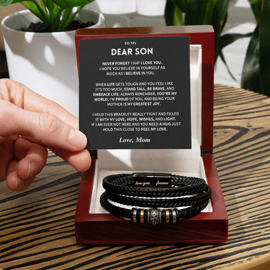 Jewelry Bracelet Son Gift- Believe In Yourself