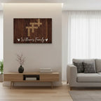 Wall Art Personalized Family Name Crossword Canvas Wall Art – Custom Scrabble Style Wooden Sign Gift for Home Decor, Anniversary, Housewarming Personalized Family Name Crossword Canvas Wall Art – Custom Scrabble Style Wooden Sign Gift for Home Decor, Anniversary, Housewarming