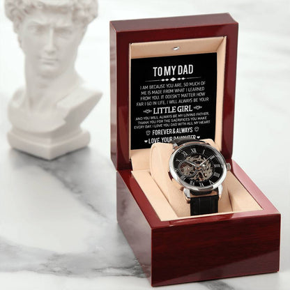 Jewelry Dad gift-FOREVER & ALWAYS-From Daughter