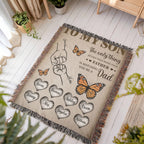 Dad To Son Woven Blanket From dad Dad To Son Woven Blanket From dad
