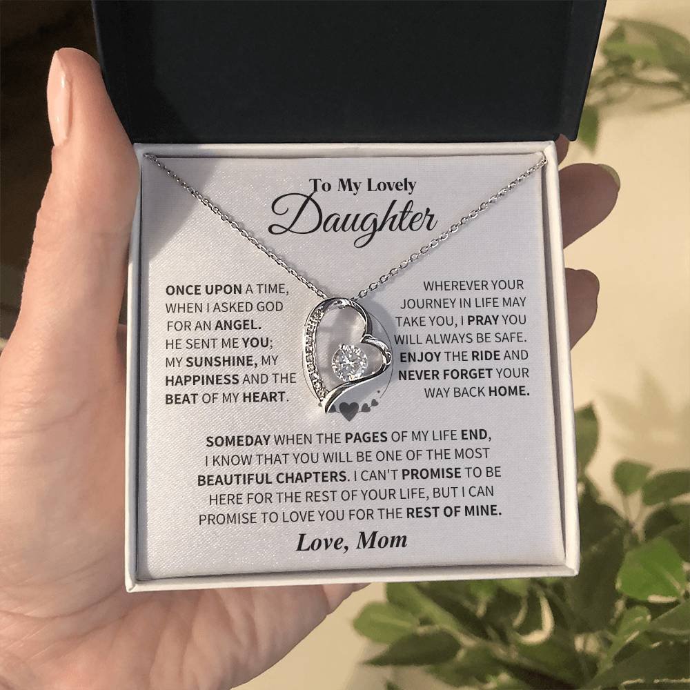 Jewelry Daughter Gift- An Angel- From Mom