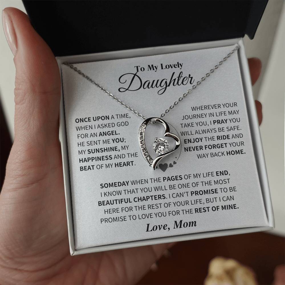 Jewelry Daughter Gift- An Angel- From Mom