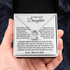 Jewelry Daughter Gift, An Angel, Love, Mom and Dad Daughter Gift, An Angel, Love, Mom and Dad